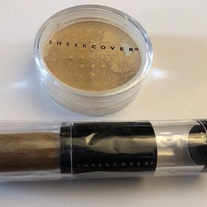 SheerCover Mineral Foundation Golden with Brush